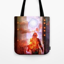 Her Infernal Exit Tote Bag