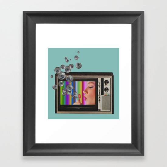 Blow Framed Art Print