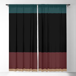 Contemporary Color Block XII Blackout Curtain
