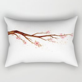 Cherry Tree Branch Rectangular Pillow