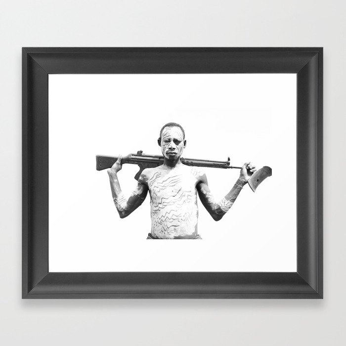 Karo Tribesman Framed Art Print