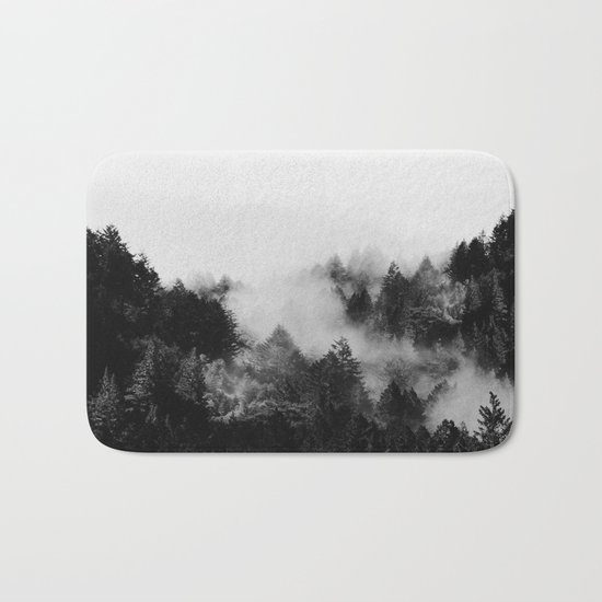 End in fire black & white (requested) Bath Mat