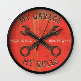 My garage Wall Clock