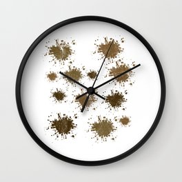 Distressed Dirt Is Cowgirl Glitter Funny Ranch Wall Clock