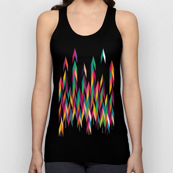 Pine trees Unisex Tank Top