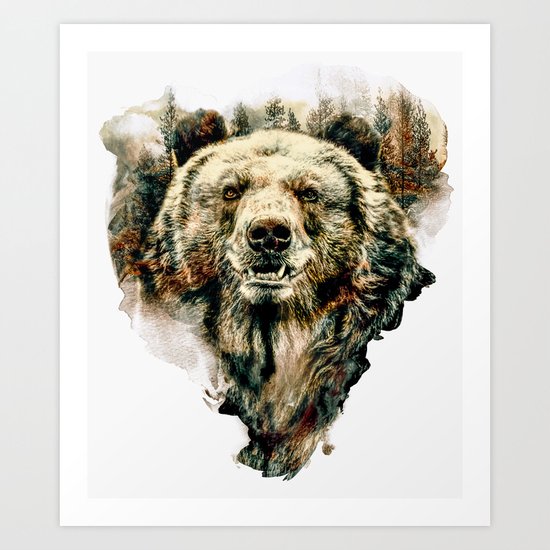 Bear Art Print