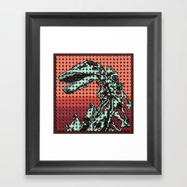 Apatosaurus Skeleton Framed Art Print