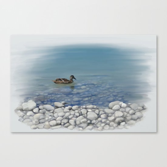 Clear water Canvas Print