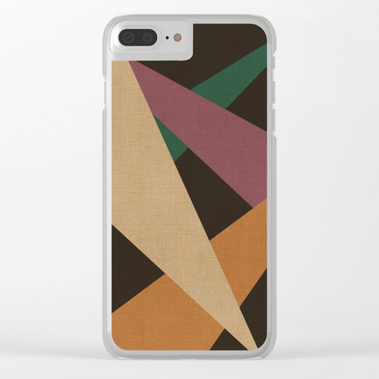 GEOMETRIC ABSTRACT 2 Clear iPhone Case
