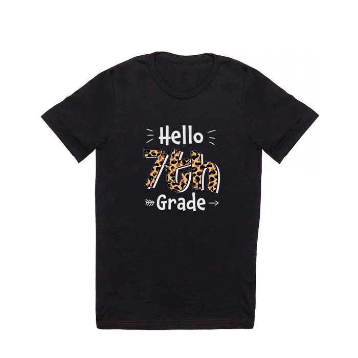 Hello 7th Grade Back To School T Shirt