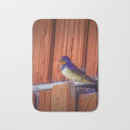 Barn swallow 2 Bath Mat