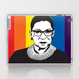 Ruth Bader Ginsburg Rainbow Laptop Skin