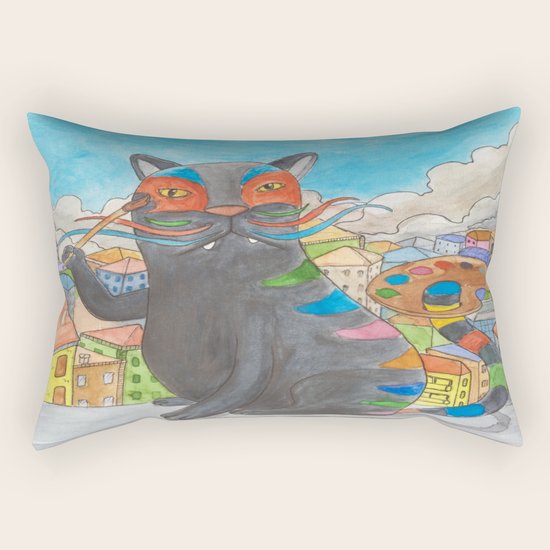 Cat Rectangular Pillow