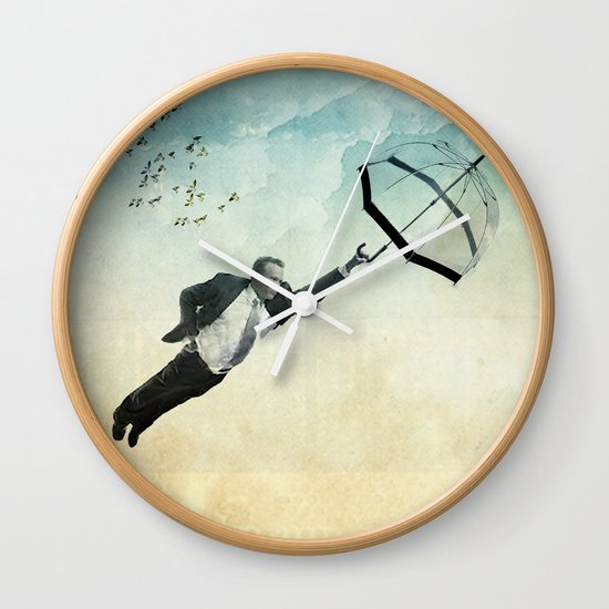 flying high Wall Clock