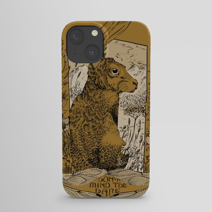 Don't Mind The Hare iPhone Case
