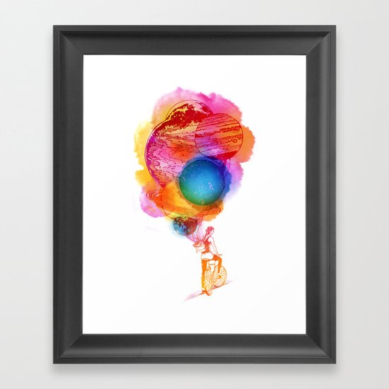 Travel Space Framed Art Print