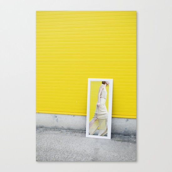 Yellow fashion Canvas Print