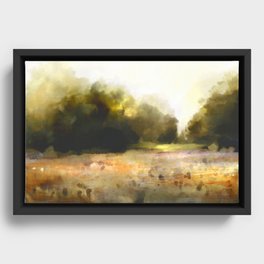 Wild Orchard Framed Canvas