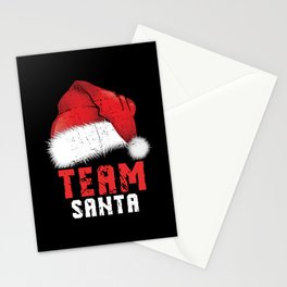 December 2021 Winter Team Santa Christmas Stationery Card