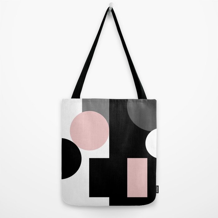 Pink, Black, and White Graffiti Wall Art Tote Bag for Sale by AlexandraStr