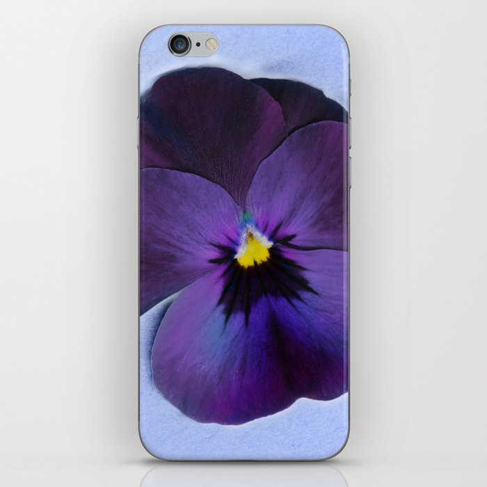 Ultra violet viola tricolor iPhone Skin