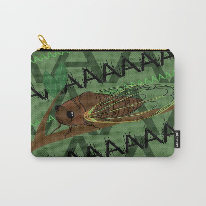 Screaming Cicada Carry-All Pouch