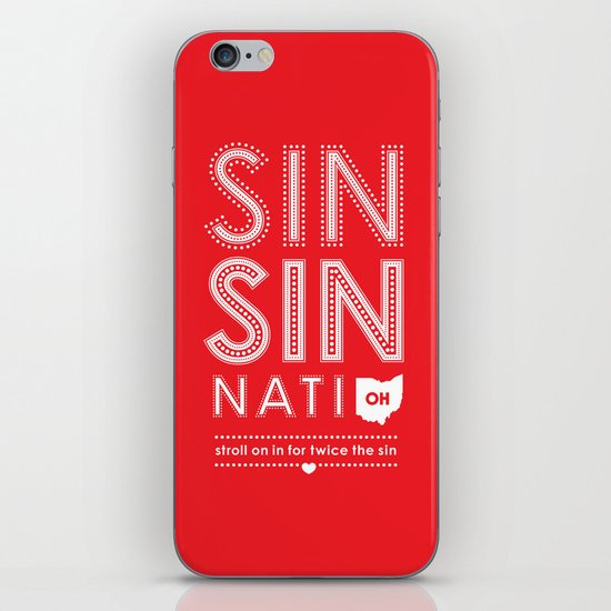 Locals Only — Sinsinnati, OH iPhone & iPod Skin