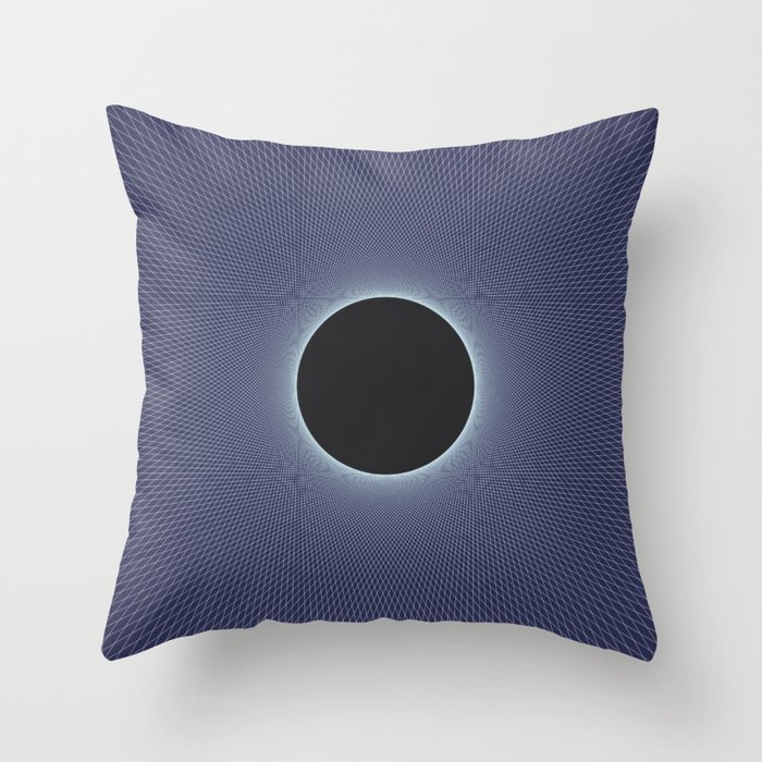 Stephen Hawking: Event Horizon Throw Pillow