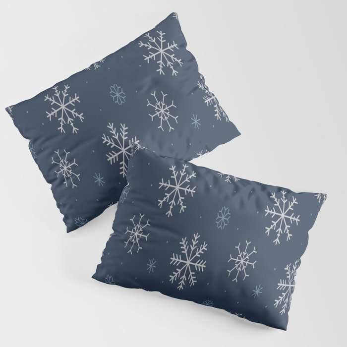 Artistic snowflakes pattern Pillow Sham