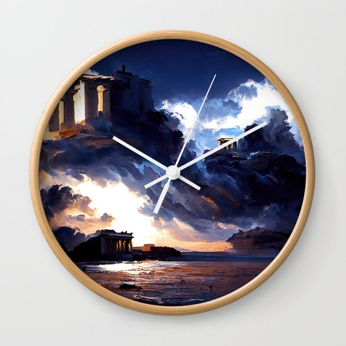 Temple of the Gods Wall Clock