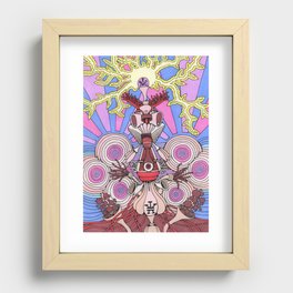 Onion totem Recessed Framed Print