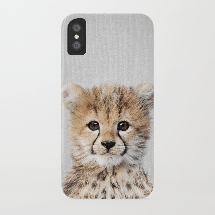 Baby Cheetah - Colorful iPhone Case