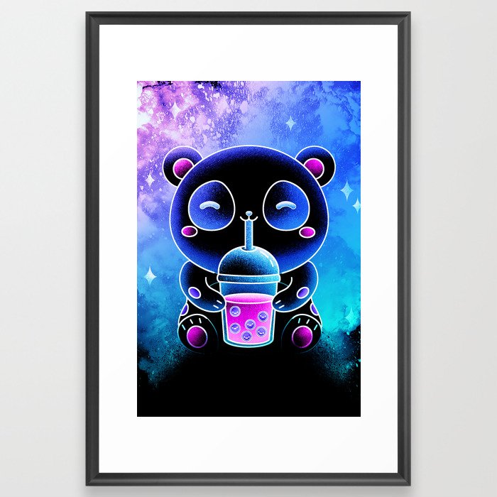 Soul of the Bubble Panda Framed Art Print