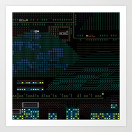 A Coded Message #4 Art Print