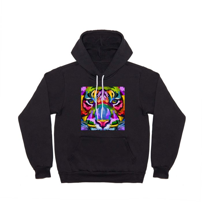 Colorful tiger Hoody