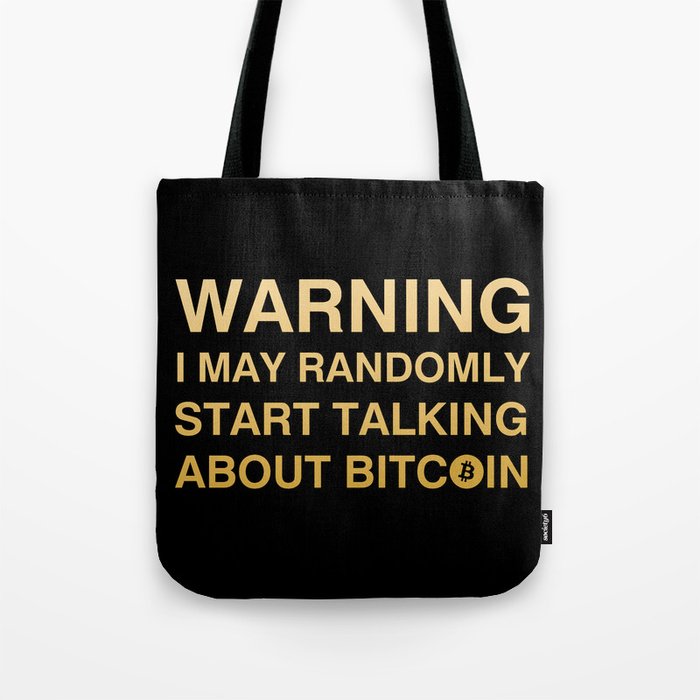 Bitcoin Talk Tote Bag