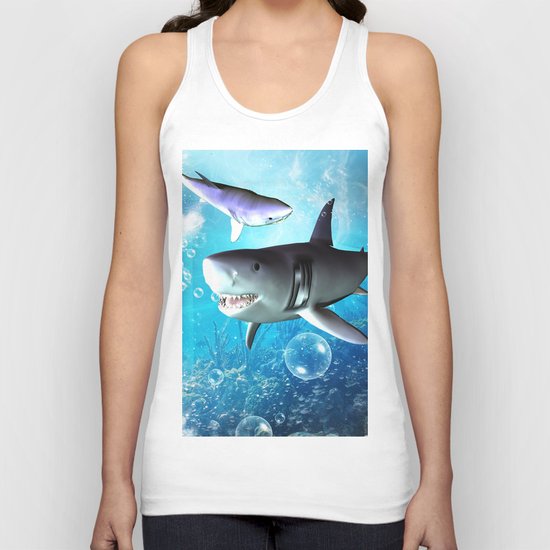 Shark Unisex Tank Top