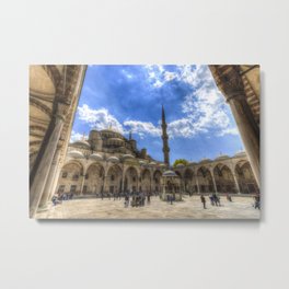 The Blue Mosque Istanbul Metal Print