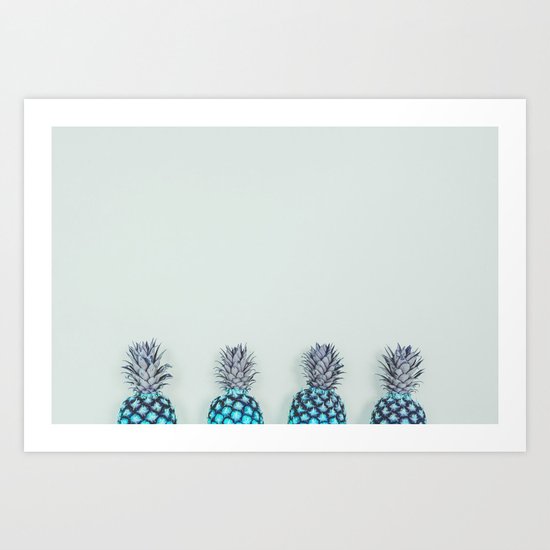 pineapples Art Print