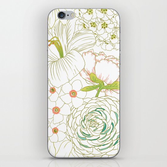 Big Blooms iPhone & iPod Skin