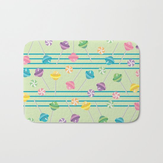 Lollipop Fever Bath Mat