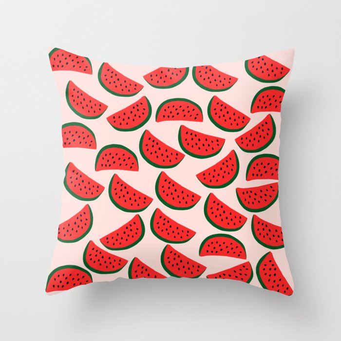 Cute Watermelon Throw Pillow
