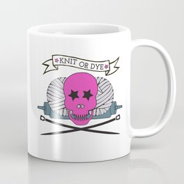 Knit or Dye - Pink Coffee Mug