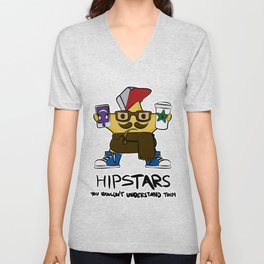 hip STAR V Neck T Shirt