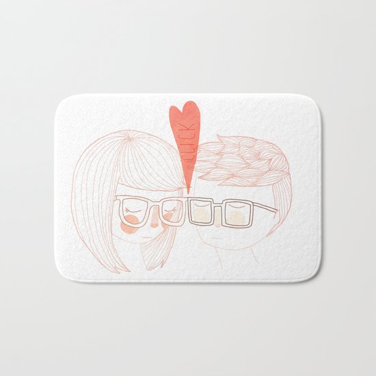 Nerd Kiss Bath Mat