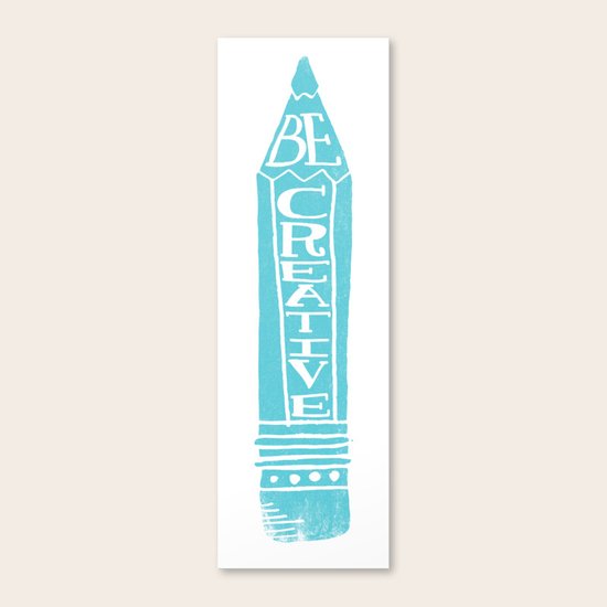 BE CREATIVE Canvas Print