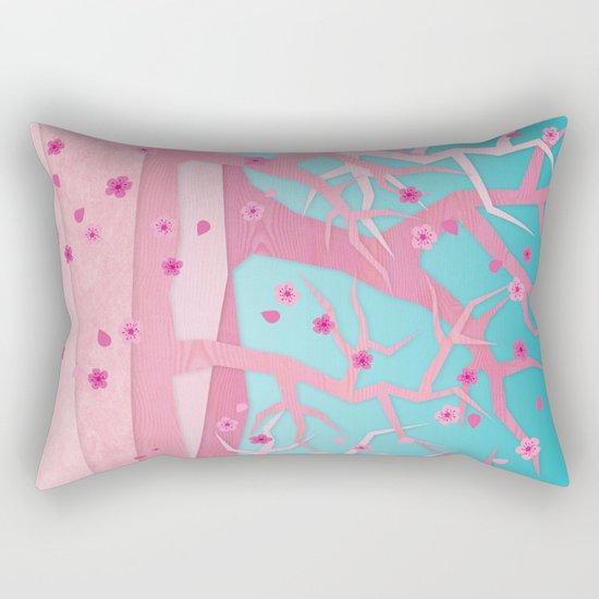 Spring trees Rectangular Pillow