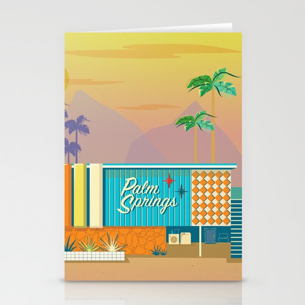 Palm Springs Apartment Stationery Cards