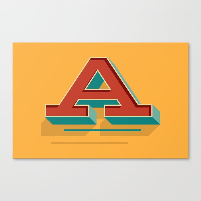 A is for... Anything Canvas Print