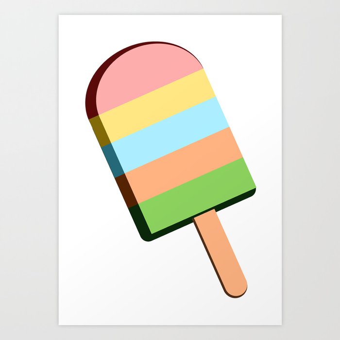 Popsicle Art Print